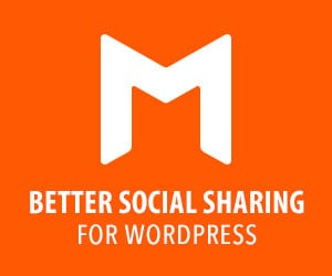 Social sharing for wordpress plugin